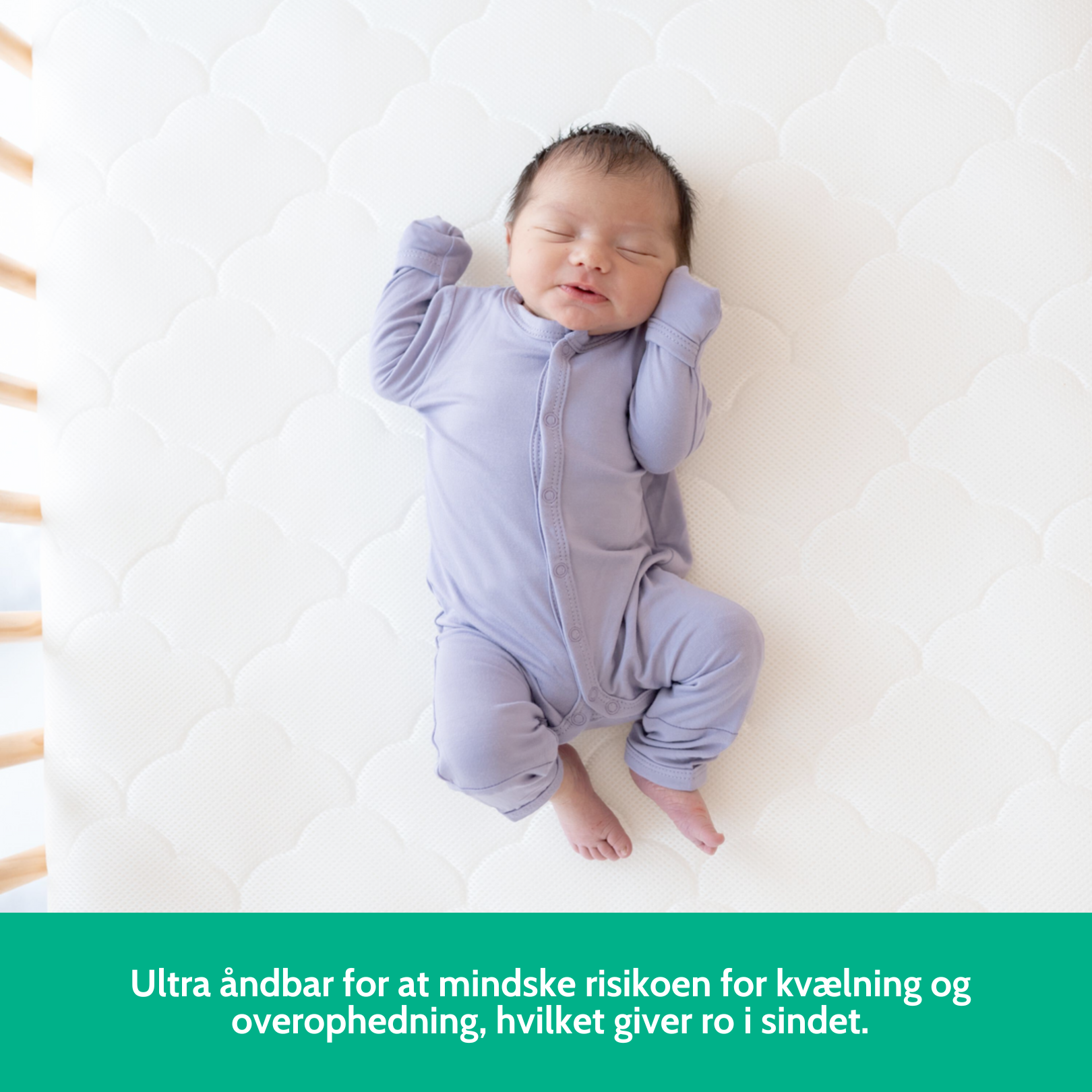 BabyBumb™ Åndbar babymadras for sikker søvn - 1# Bedst i test